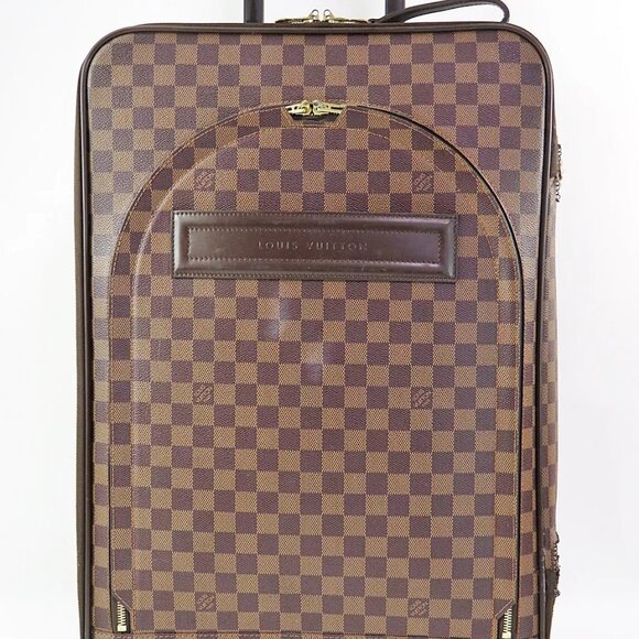 Authentic LOUIS VUITTON Pegase 55 Damier Ebene Travel Rolling Suitcase - Picture 1 of 16